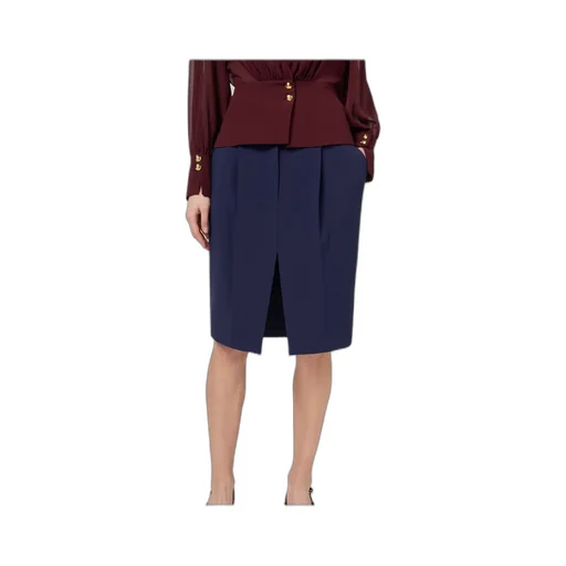 Skirt With Slit Hem