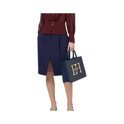 Skirt With Slit Hem