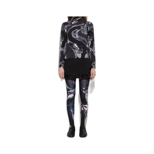 Printed Turtleneck Knitwear