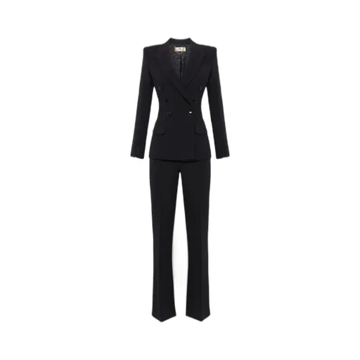 CrÊPe Double-Breasted Tailored Suit