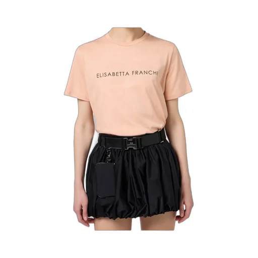 Rhinestone Logo Jersey T-Shirt