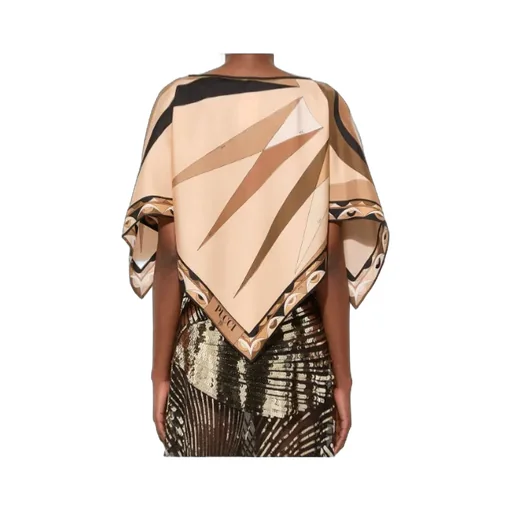 Hawaii Print Kaftan Top
