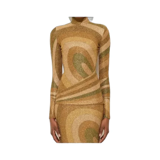 Patterned Long-Sleeve Top