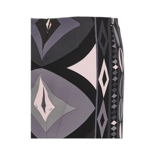 Iride Print Long Skirt