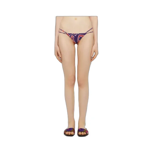 Labirinto Print V-Cut Bikini Bottom
