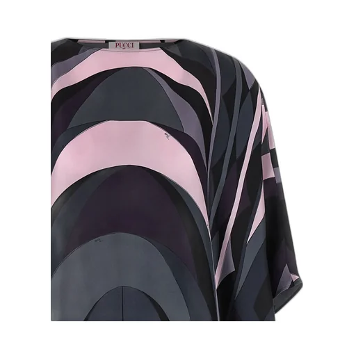Iride Printed Boat Neck Maxi Kaftan