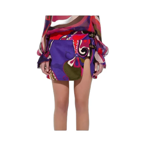 Velvet Patterned Skirt