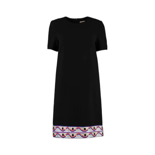 Contrast Hem Mini Dress