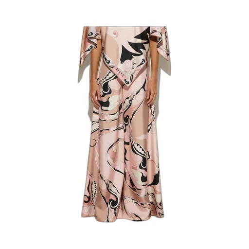 Wide Leg Patterned Pants