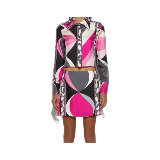 Presci Button-Up Cropped Shirt
