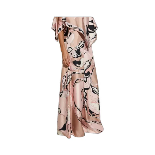 Wide Leg Patterned Pants