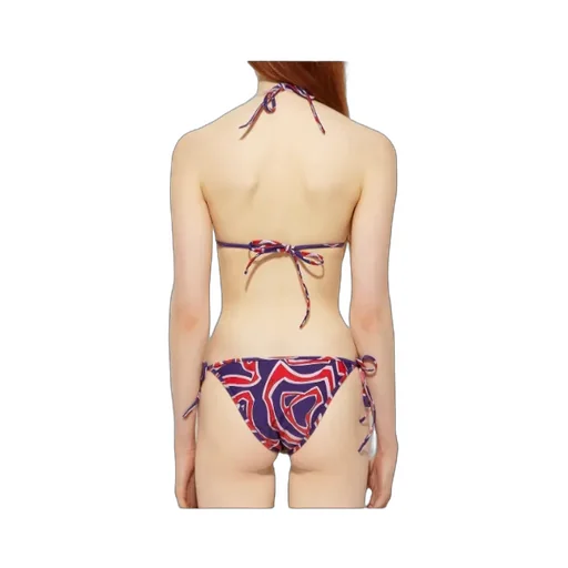 Labirinto Print Triangle Bikini Top