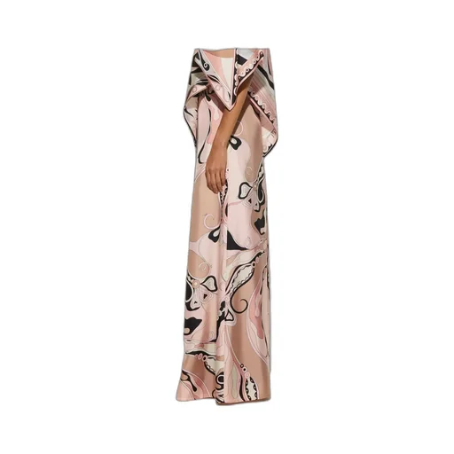 Wide Leg Patterned Pants