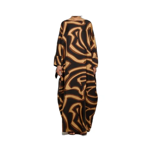 Silk Caftan Dress