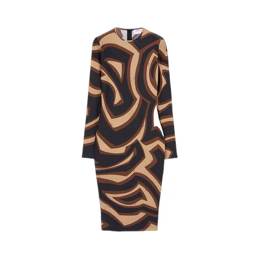 Abstract Pattern Dress