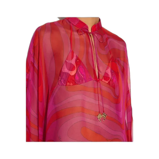 Marmo-Print Kaftan