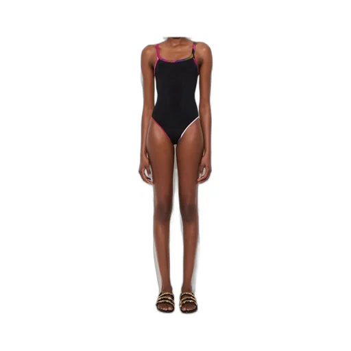 Printed Trim Swimsuit
