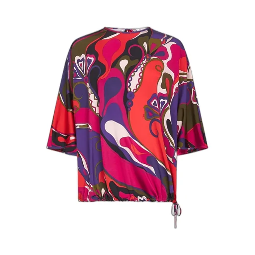 Orchidee-Print Blouse