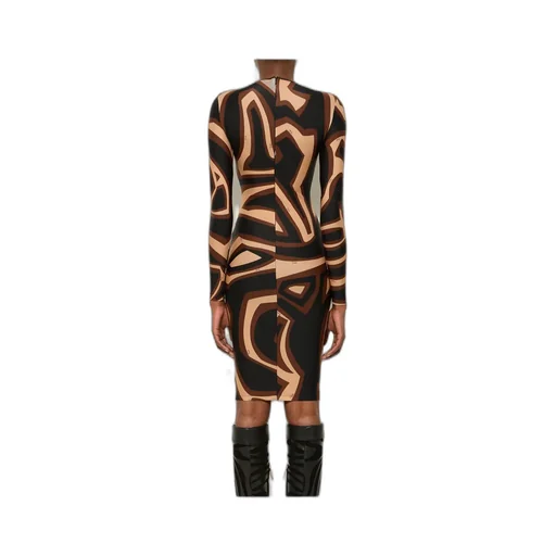 Abstract Pattern Dress