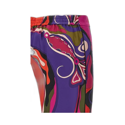 Printed Silk Pants