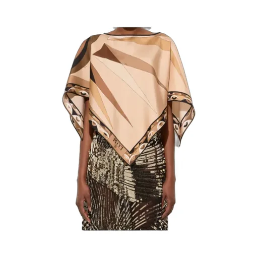 Hawaii Print Kaftan Top