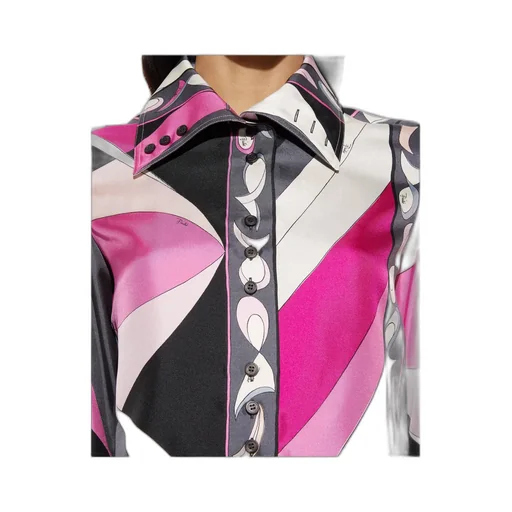 Presci Button-Up Cropped Shirt