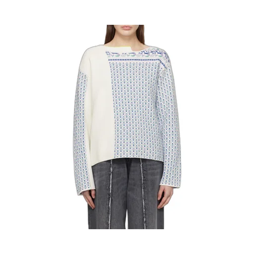 Asymmetrical Pattern Sweater