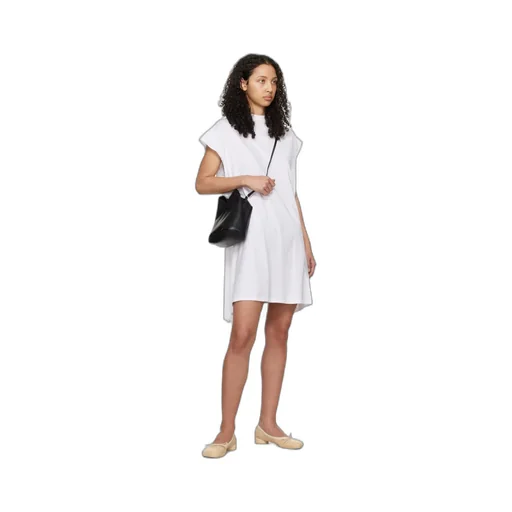 Round-Neck Mid-Length Dress