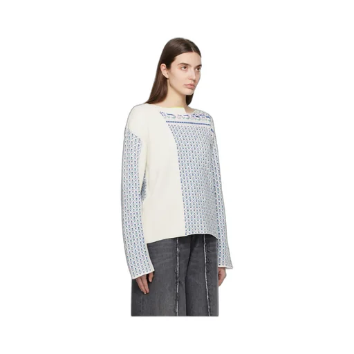 Asymmetrical Pattern Sweater