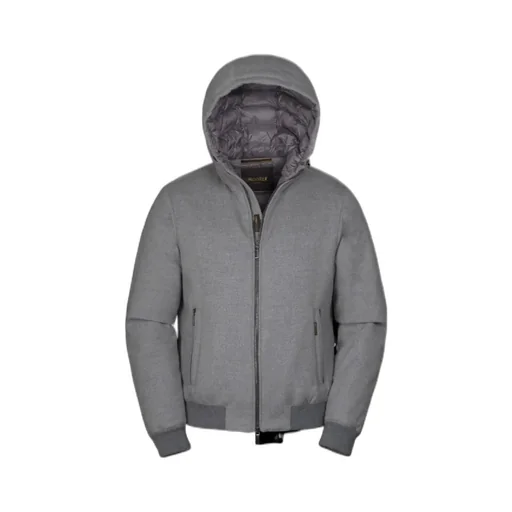 Long-Sleeved Zip-Up Puffer Jacket