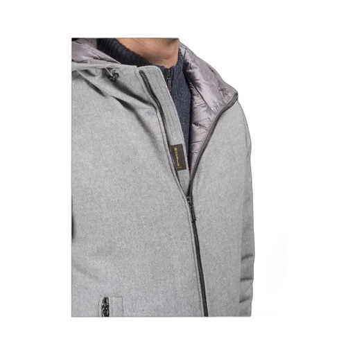 Long-Sleeved Zip-Up Puffer Jacket