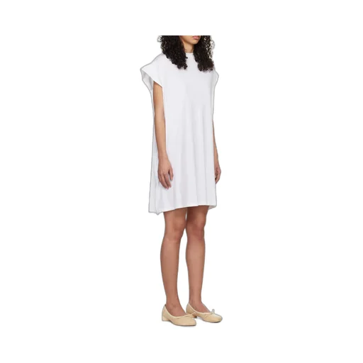 Round-Neck Mid-Length Dress