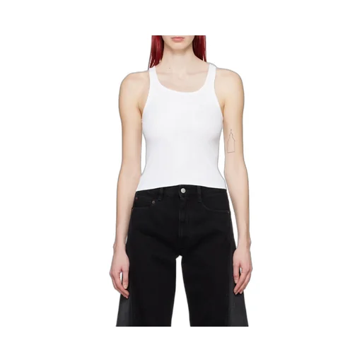 Cut-Out Detailed Ribbed Tank Top