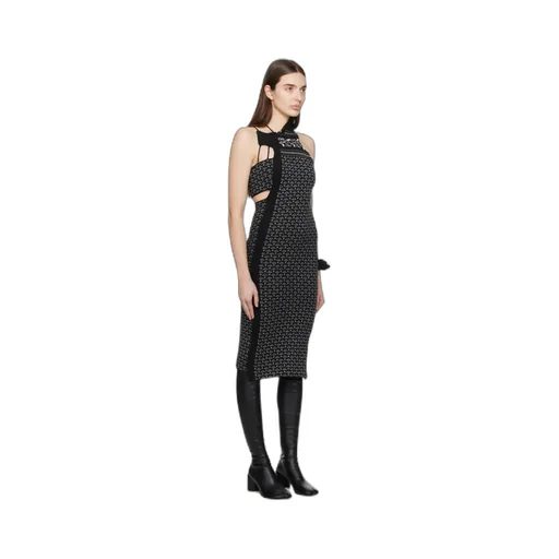 Asymmetrical Knitted Dress