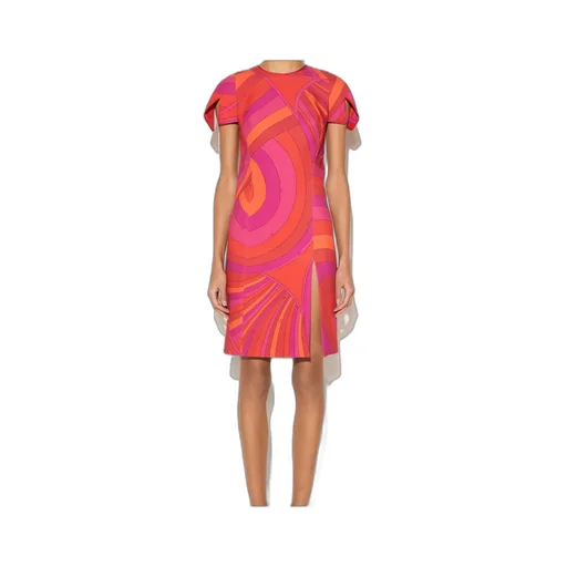 Round-Collar Short-Sleeve Dress