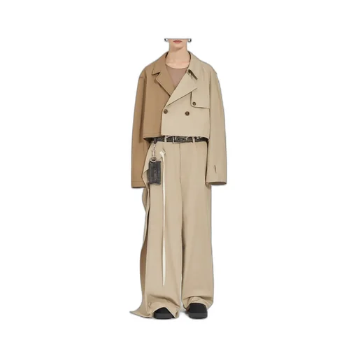 Cropped Trench Coat
