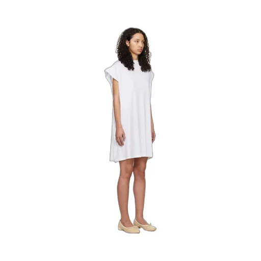 Round-Neck Mid-Length Dress