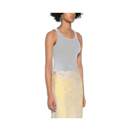 Cut-Out Detailed Ribbed Tank Top