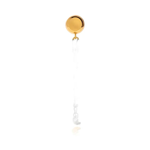 Logo-Lettering Drop Earrings