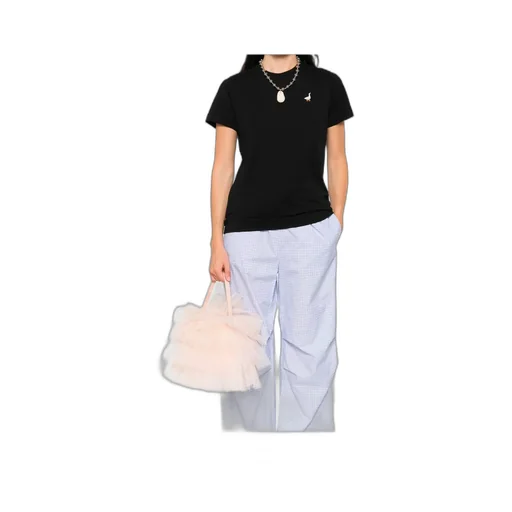 Embroidered Goose Crew Neck T-Shirt