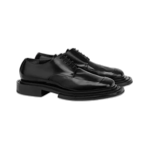 Leather Lace-Up Derby Shoes