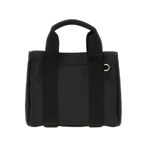 Small Logo Plaque Top Handle Bag
