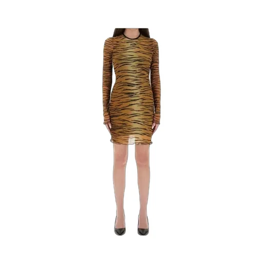 Printed Tulle Dress