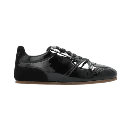 Patent-Leather Low-Top Sneakers