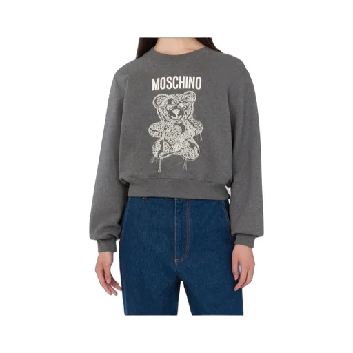 Embroidered Teddy-Bear Sweatshirt