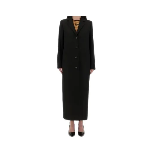 Long Tailored Buttoned Coat