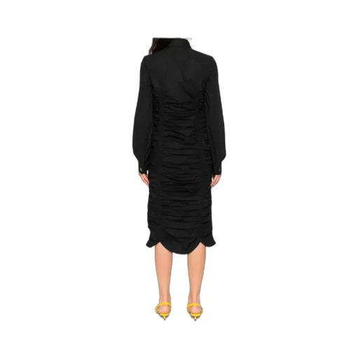 Ruched Shirt Dress