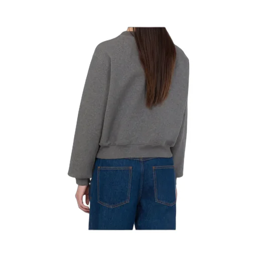 Embroidered Teddy-Bear Sweatshirt