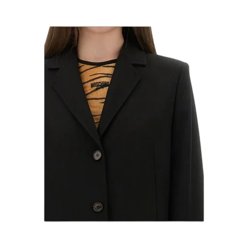 Long Tailored Buttoned Coat