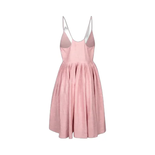 V-Neck Flared Dress